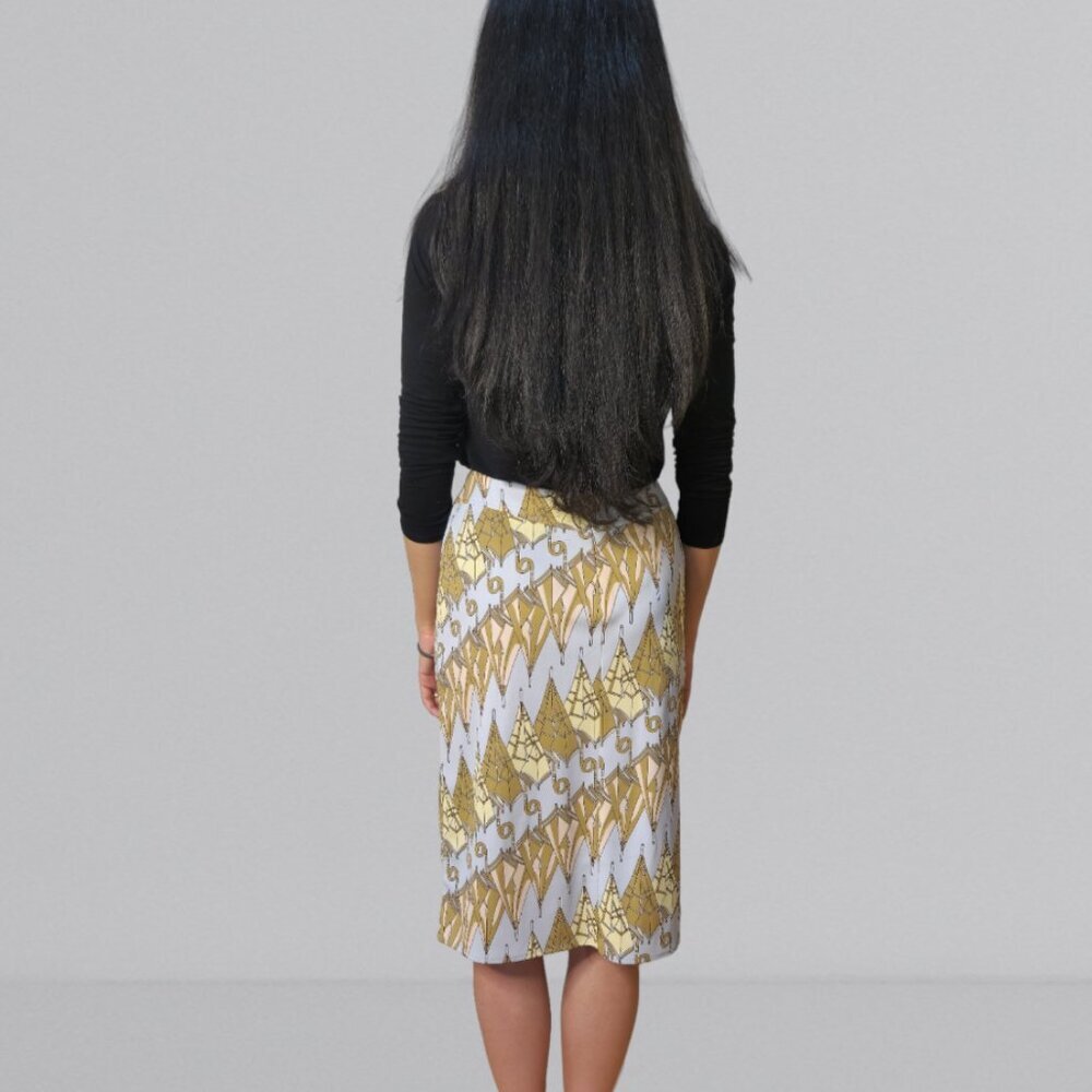 Vintage BCBG Maxazria Umbrella Midi Skirt - Picture 3 of 8